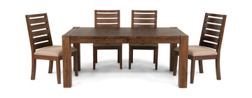 Emerson Salvage Leg Table With 4 Chairs