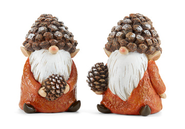 Assorted Gnomes With Pinecone Hats