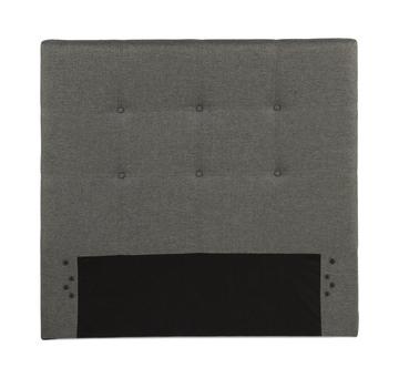 Avery Twin Upholstered Headboard - Charcoal