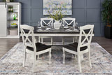 Carriage House Trestle Table with 4 X back chairs4  thumbnail 3