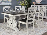 Carriage House Trestle Table with 4 X back chairs4  thumbnail 5