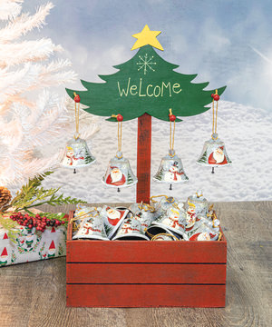 Assorted Santa/Snowman Bells