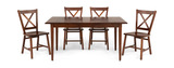 Eagle Mountain Extension Table With 4 X Back Chairs - Cherry thumbnail 2