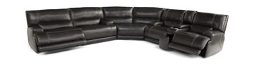 Valeur 3 Piece Leather Power Reclining Sectional