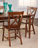 Eagle Mountain Extension Table With 4 X Back Chairs - Cherry thumbnail 4