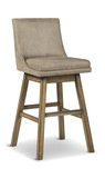 Arden Stone Swivel Bar Stool thumbnail 1