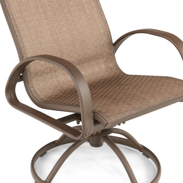 Edgewater V High Back Swivel Rocker