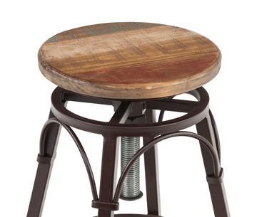 Multus Adjustable Height  Swivel Stool