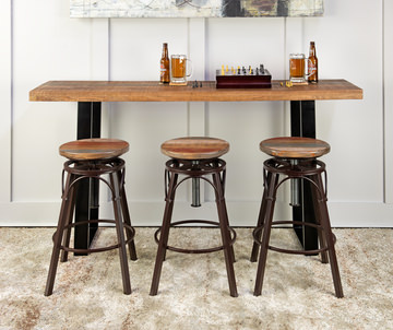 Multus Adjustable Height  Swivel Stool