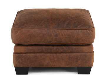 Glory Leather Ottoman