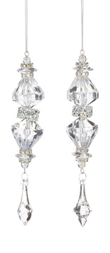 Assorted Crystal Drop Ornaments