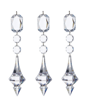 Assorted Crystal Drop Ornaments