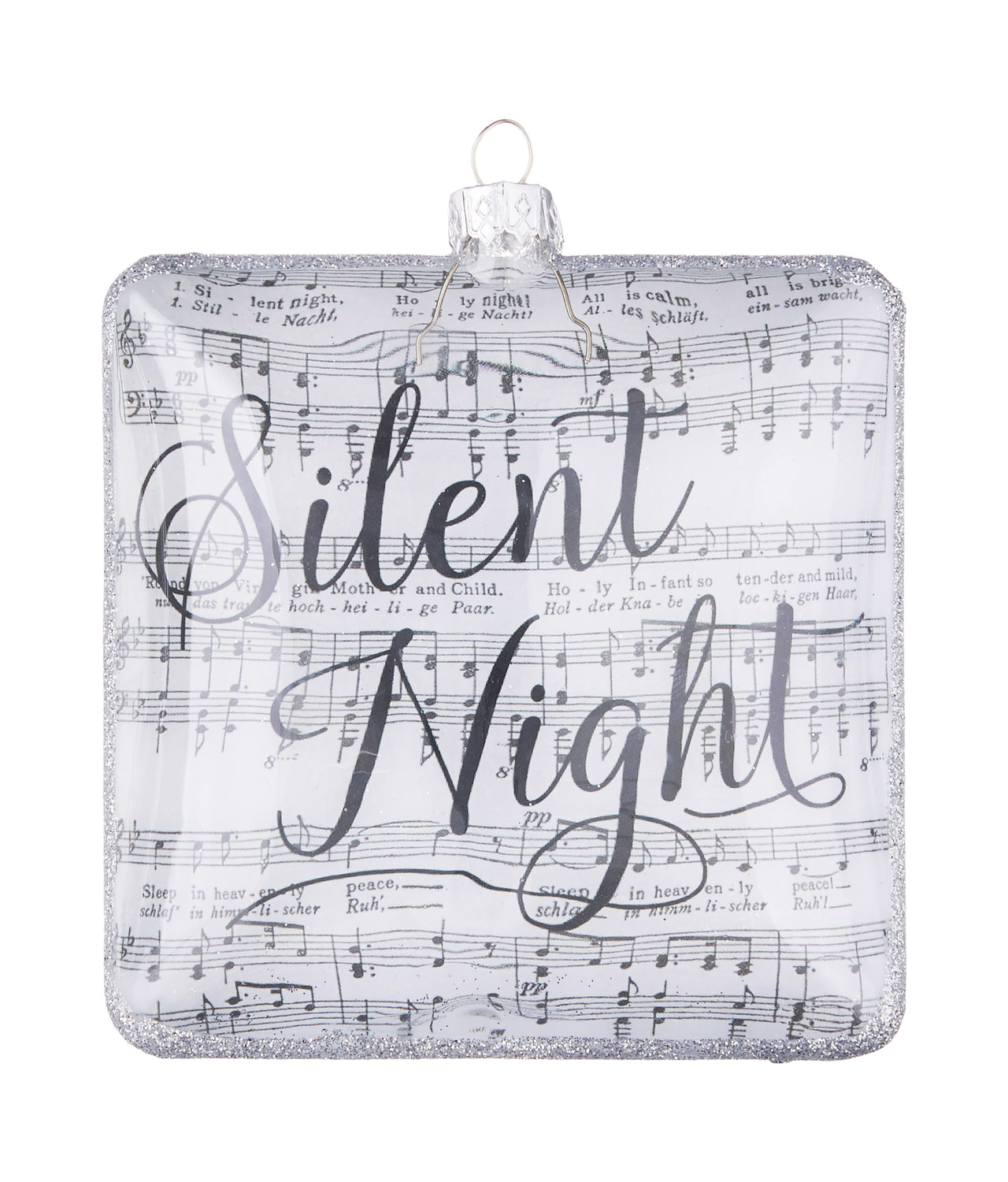 Silent Night Sheet Music Ornament