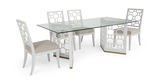 Chelsea Glass Dining Table With 4 Chairs thumbnail 1