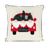 Gnomes In Truck Pillow thumbnail 1