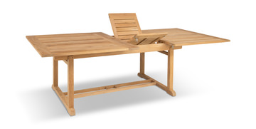 Chelsea Teak Extension Table - 80″ to 115″