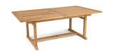 Chelsea Teak Extension Table - 80″ to 115″ thumbnail 1