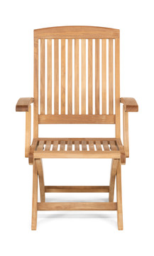 Braxton Teak Folding Arm Chair