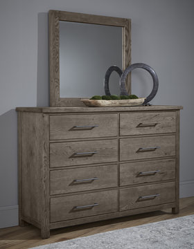 Gable Ridge Mirror - Mystic Grey