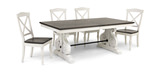 Carriage House Trestle Table with 4 X back chairs4  thumbnail 1