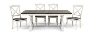 Carriage House Trestle Table with 4 X back chairs4 