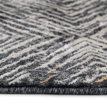 Adore Diamonds Deep Blue/Whitecap - 8′8″ x 11′10″ Area Rug