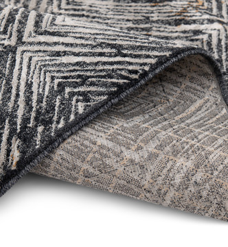 Adore Diamonds Deep Blue/Whitecap - 8′8″ x 11′10″ Area Rug