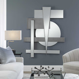 Wedge Mirrored Wall Decor thumbnail 3