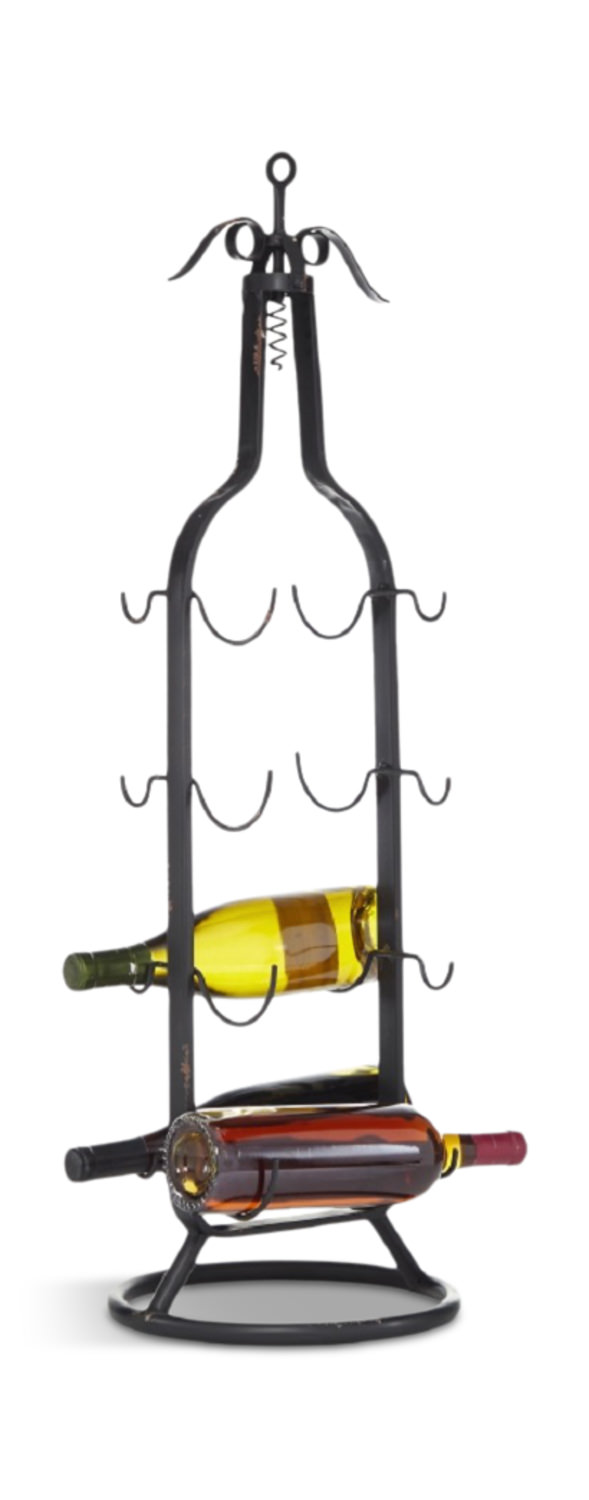 Wine rack shaped like wine online bottle