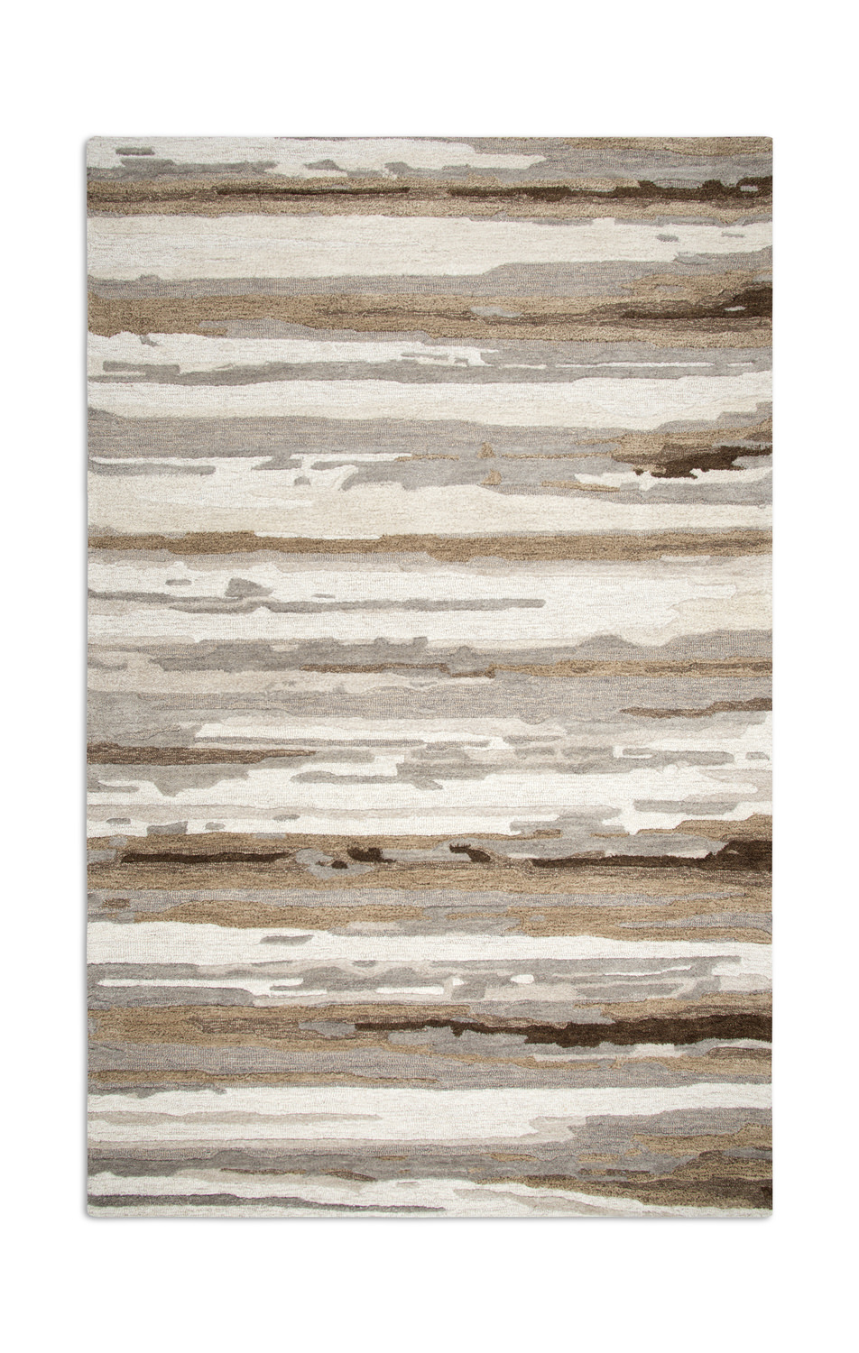 Montane Grey Water Stripes Area Rug by Rizzy HOM Furniture