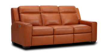 Barton Leather Power Reclining Sofa