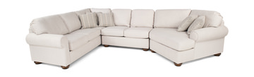 image Preston 3 Piece Modular Sectional - Right Cuddler