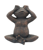  “See No” Frog Sculpture thumbnail 2