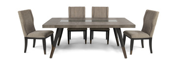 Ashland Table With 4 Upholstered Chairs