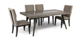 Ashland Table With 4 Upholstered Chairs thumbnail 1
