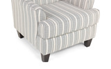 Newton Farmhouse Indigo Accent Chair thumbnail 3