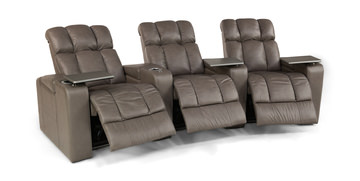 Ovation 3 Piece Leather Power Reclining Home Theater