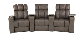 Ovation 3 Piece Leather Power Reclining Home Theater