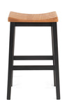 Kady Oak Saddle Seat Bar Stool thumbnail 4