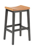 Kady Oak Saddle Seat Bar Stool thumbnail 2