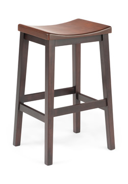 image Kady Maple Saddle Seat Bar Stool