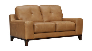Hubert Leather Loveseat