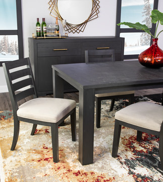 Westwood Leg Table With 4 Ladderback Side Chairs