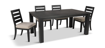 image Westwood Leg Table With 4 Ladderback Side Chairs