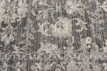 Panache Grey Border Area Rug - 3′3″ X 5′3″