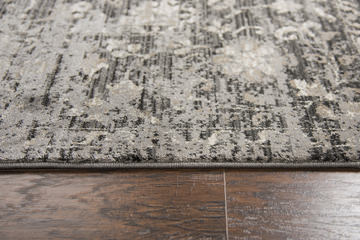 Panache Grey Border Area Rug - 3′3″ X 5′3″
