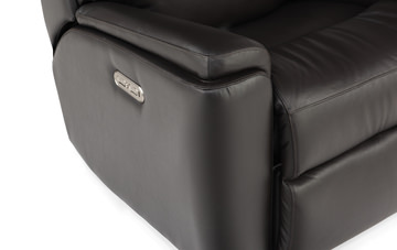 Rio Leather Power Rocker Recliner