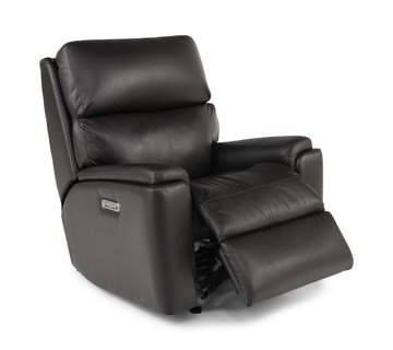 Rio Leather Power Rocker Recliner