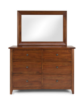 Birk Mahogany Mirror