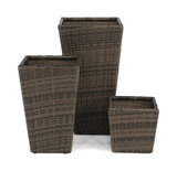 Vista Planters - Set of 3 - Driftwood thumbnail 2